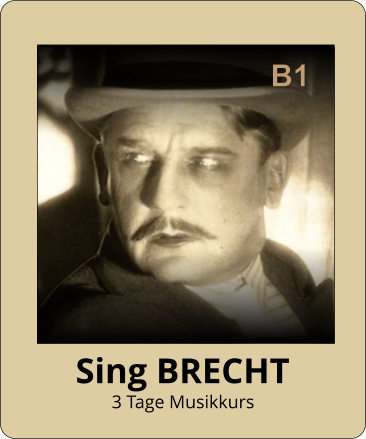 Sing Brecht Lieder