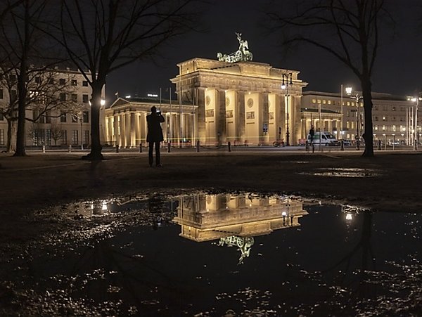 Brandenburger Tor bei Nacht